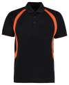 KK974 Gamegear® Cooltex® Riviera Polo Shirt Black / Orange colour image