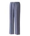 PR552 Pull on chef’s trousers Navy / White Check colour image