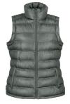 R193F Women's ice bird padded gilet Frost Grey colour image