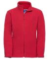8700B Kids full zip outdoor fleece Classic Red colour image