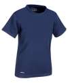 S253J Spiro quick dry short sleeve junior t shirt Navy colour image