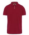 KV220 Mens Pique Polo Shirt Vintage Red colour image