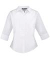 PR305 Women's ¾ sleeve poplin blouse White colour image