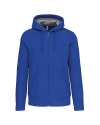 KB444 Heavy Full Zip Contrast Hoody Royal Blue colour image