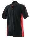 LV322 Sports Polo Black / Red colour image