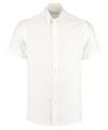 KK187 Tailored Fit Premium Oxford Shirt Short Sleeve White colour image