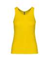 KB311 Women's Tank Vest Yellow colour image