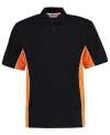 KK475 Gamegear® Track Polo Black / Orange / White colour image