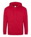 JH050 Zip Hoodie Red Hot Chilli colour image