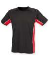 LV240 Performance Panel T-Shirt Black / Red / White colour image