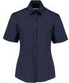 KK742 Women's Business Blouse Short Sleeve Dark Navy colour image