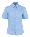 KK742 Women's business blouse short sleeve Light Blue colour image