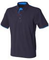 FR200 Contrast Pique Polo Shirt Navy / Marine colour image