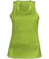 PA442 Women's Sports Vest Lime colour image