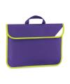 QD452 Enchanced Viz Book Bag Purple colour image
