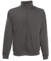 62228 SS109 Premium 70/30 Sweatshirt Jacket Light Graphite colour image