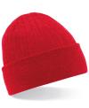 B447 Beechfield Thinsulate Beanie Hat Classic Red colour image