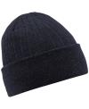 B447 Beechfield Thinsulate Beanie Hat Dark Graphite colour image