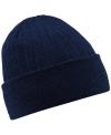 B447 Beechfield Thinsulate Beanie Hat French Navy colour image