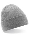 B447 (DONOTUSE)Beechfield Thinsulate Beanie Hat Heather Grey colour image