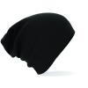 B461 Slouch Beanie Hat Black colour image