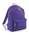 BG125J Bagbase Junior Fashion Backpack Purple / Light Grey colour image