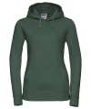 265F Russell Ladies Authentic Hooded Sweat Bottle Green colour image