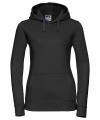 265F Russell Ladies Authentic Hooded Sweat Black colour image