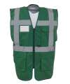 HVW801 Hi Vis Executive Waistcoat Paramedic Green colour image
