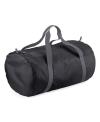 BG150 Bagbase Packaway Barrel Bag Black colour image