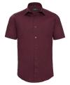947M Men's Short Sleeve Easy Care Fitted Shirt Port colour image