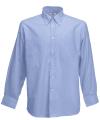 SS101 65114 Men's Long Sleeve Oxford Shirt Oxford Blue colour image