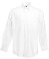SS101 65114 Men's Long Sleeve Oxford Shirt White colour image