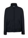 62116 Lady Fit Sweat Jacket Black colour image