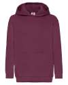 62043 Children's Hooded Sweatshirt Burgundy colour image