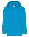 62043 Children's Hooded Sweatshirt Azure Blue colour image