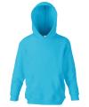 62043 Children's Hooded Sweatshirt Azure Blue colour image