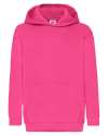 62043 Children's Hooded Sweatshirt Fuchsia colour image