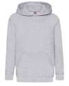 62043 Children's Hooded Sweatshirt Heather Grey colour image