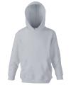 62043 Children's Hooded Sweatshirt Heather Grey colour image