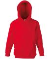 62043 Children's Hooded Sweatshirt Red colour image