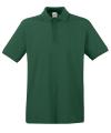 63218 Fruit Of The Loom Premium Polo Bottle Green colour image