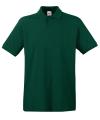 63218 Fruit Of The Loom Premium Polo Forest Green colour image