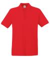 63218 Fruit Of The Loom Premium Polo Red colour image