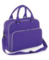 BG145 Bagbase Compact Dance Bag Purple / Light Grey colour image