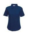 65014 Lady Fit Short Sleeve Poplin Shirt Navy colour image