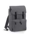BG613 Bagbase Heritage Laptop Backpack Graphite Grey / Black colour image
