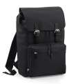 BG613 Bagbase Heritage Laptop Backpack Black / Black colour image