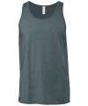 CA3480 Canvas Unisex Jersey Tank Heather Slate colour image