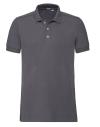 566M Russell Men's Stretch Polo Convoy Grey  colour image